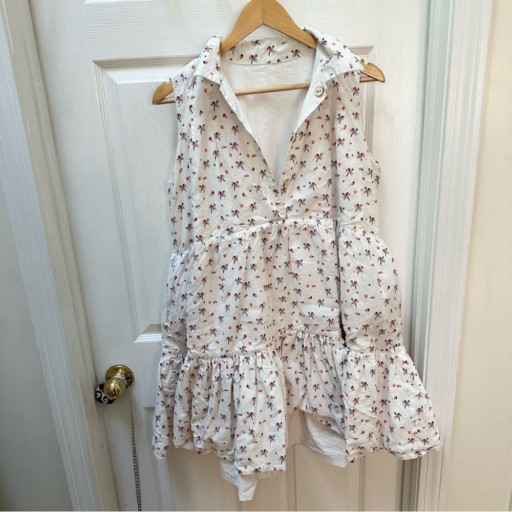 Floral Sleeveless Mini Dress